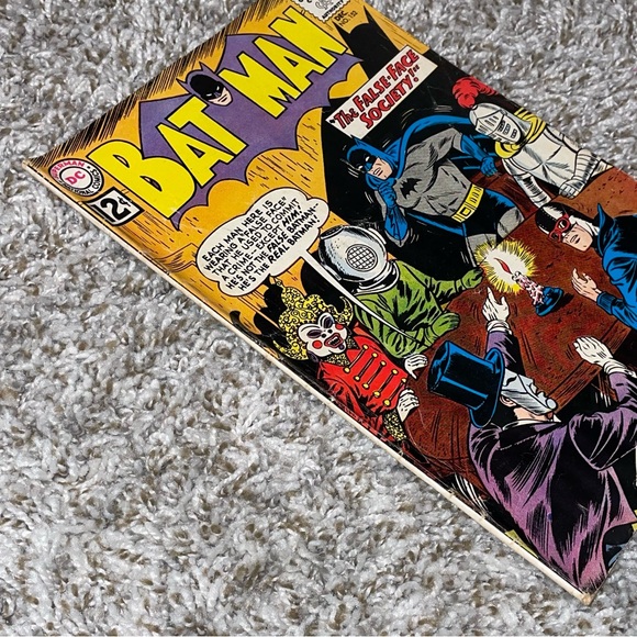 VINTAGE 1962 DC COMICS BATMAN Key 1st False Face Society Silver Age Comic #152 - Picture 4 of 9